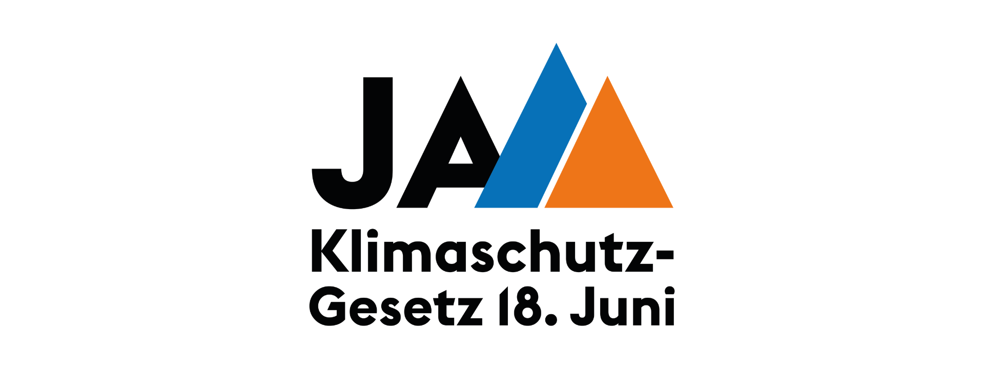 Logo Klimaschutzgesetz JA_DE
